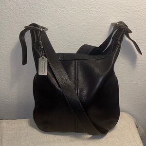 Y2K Coach Vintage Metro Leather Shoulder Crossbody Bag #6676